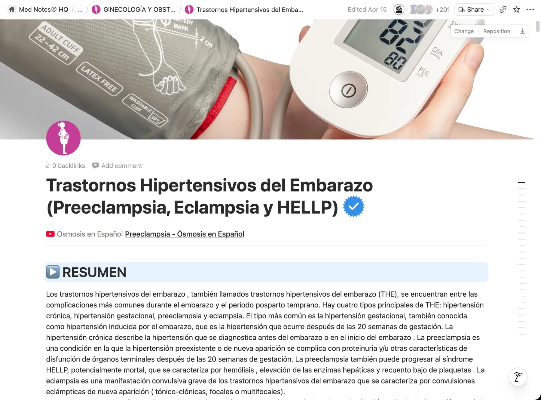 Gineco-Obstetricia · Trastornos hipertensivos del embarazo